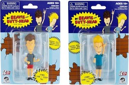 Beavis and Butt-Head 3.75&quot; Action Figures Set of Two + Diorama Super Imp... - $19.34