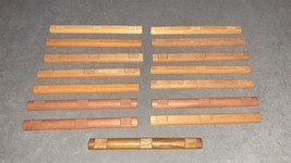 Lincoln Logs Lot of 15 Half Round 3 Notch 7 1/2&quot; Logs - $18.00