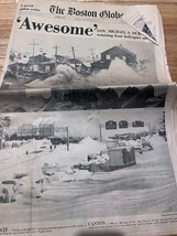Boston Globe February 9 1978 Dukakis Blizzard of 78 Cohasset Scituate pics - £21.63 GBP