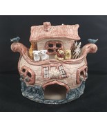 Ceramic Noah&#39;s Ark Decorative Sculpture &amp; Tealight by Kimberly Designs 2... - €15,56 EUR
