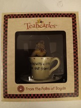 Boyds Teabearies Hugsly Teabearie Style #24302 Retired Figurine New In Box - $39.99