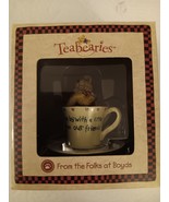 Boyds Teabearies Hugsly Teabearie Style #24302 Retired Figurine New In Box - £31.41 GBP