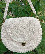 Mini Cute Round Shape Bag, Macrame Bag, 100% Handmade Bag, Hand Crochete... - $48.86 CAD