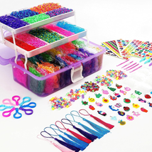 YITOHOP 15000+ Colorful Rubber Loom Bands, Creative Mega Rubber Bands Re... - $41.75