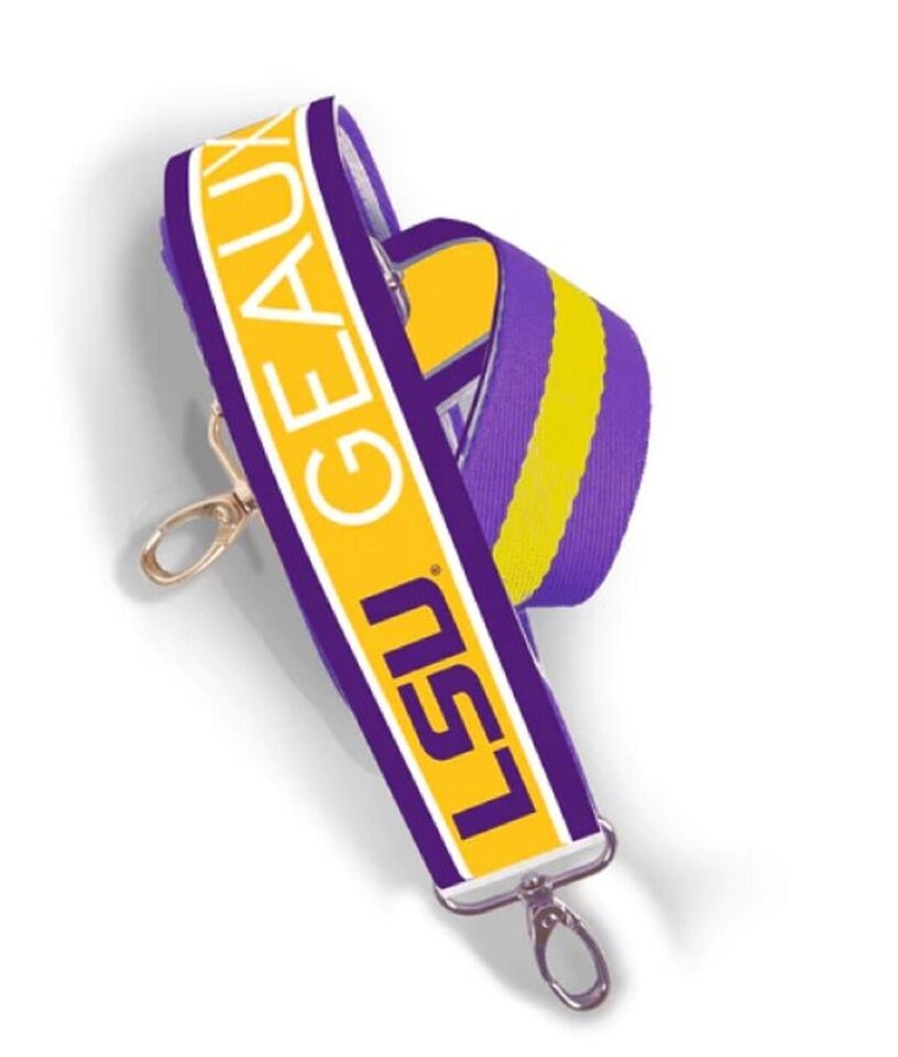 Desden LSU Tigers Patterned 1.5" Purse Strap