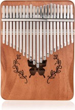 Kalimba 21 Keys Thumb Piano, Portable Mbira Finger Piano with Tune Hammer, - £25.19 GBP
