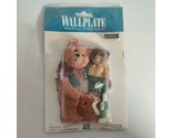 Vintage 1996 FIGI Cute Teddy Bear Handpainted Light Switch Wall Cover Wa... - $16.35