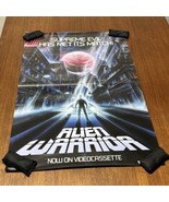 Original Alien Warrior Poster Movie 1986 Vestron Video Release Rolled 24... - $59.39