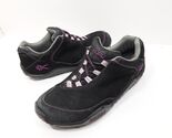 Kuru Chicane Black Purple Suede Hiking Comfort Shoes Sneaker Womens Size 10 - $26.99