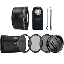 58mm Telephoto Lens + Accessory Lens Kit for CANON EOS Rebel T6i T6 T5i T5 T4i - £31.16 GBP