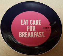 KATE SPADE &quot;SAY THE WORD EAT CAKE&quot; TIDBIT APPETIZER PLATE (NEW) - $14.80