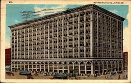 Vintage POSTCARD- Rothschild &amp; Co. Department Store, Chicago, Illinois BK27 - £1.55 GBP