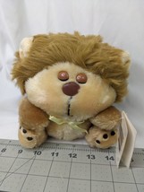 Mighty Star Blushers Lion Plush 7 Inch Brown Vintage Stuffed Animal Toy - $24.95