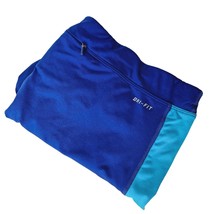 Nike Women&#39;s Power Essential Running Crop Capris Size 2X Blue Dri-Fit Stretch - £23.71 GBP
