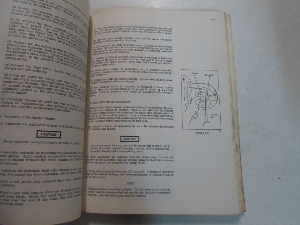 1967 Omc Stern Lecteur Evinrude Johnson 200 HP Service Manuel Vitrail Usine OEM Item image 11
