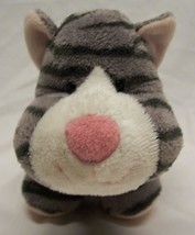 Russ Funny Cute Gray Tabby Cat 8&quot; Plush Stuffed Animal Toy - £12.27 GBP
