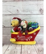 DisneyWinnie The Pooh Christmas Sled Animated Musical Plush Tigger Teste... - $33.60 CAD