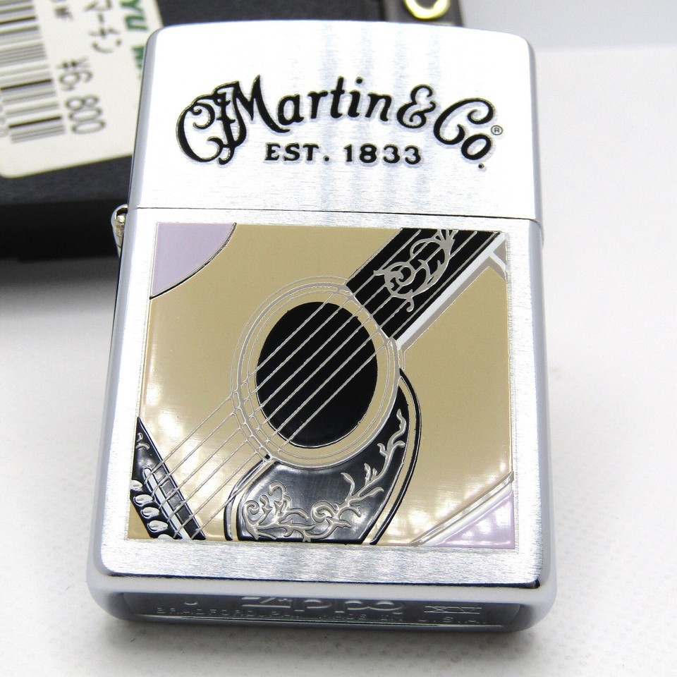 Martin &amp; Co EST.1833 Guitar Zippo Oil Lighter 1999 MIB Rare - $219.78