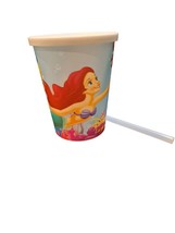 Disney Parks THE LITTLE MERMAID Plastic Souvenir Drink Cup From Kids Mea... - $11.71