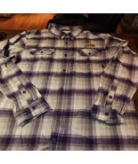 Columbia Los Angeles Lakers Mens flannel button down shirt, size XL NBA - $43.36