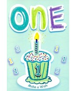 Age One Make A Wish - Birthday Greeting Card - 01001-2 - $2.79