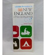 Vintage 1975 Lakeside Recreation In The New England Army Chief Engineer Map - $22.52 CAD