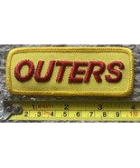 4&quot; x 1.5&quot; Outers Uniform Name Embroidered Cloth PATCH Gun Care Cleaning ... - £7.86 GBP