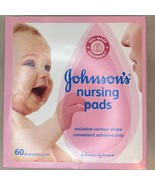Johnson&#39;s Nursing Pads with Natural Cotton 60 Count NEW flawed box Dispo... - $609.53 MXN