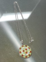 vintage Vintage Sterling Silver 925 Murano Glass Pendant Necklace - $46.75