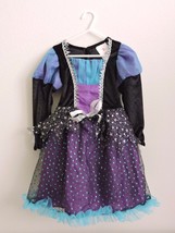 Rubies Starbright Witch Costume Dress Up Girls Small 4 6 Halloween Black Purple - £16.07 GBP