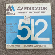 A/V Educator Magnetic Recording Tape Double Play 512 5&quot; x 1200 ft. Sealed - £11.42 GBP