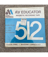A/V Educator Magnetic Recording Tape Double Play 512 5&quot; x 1200 ft. Sealed - £11.35 GBP