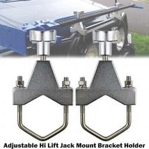 Heavy Duty Lift Jack High Farm Jack Mount Bracket Holder Bullbar Roof Rack 4x4 - £115.82 GBP