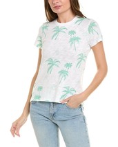 ATM Anthony Thomas Melillo Womens Palm Print Crewneck T Shirt, Size XS - $74.25