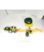 TOMY John Deere Deluxe Talking Toolbelt Preschool Toy Hammer Wrench Plie... - $342.52 MXN