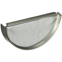 AMERIMAX HOME PRODUCTS CEN265 5-Inch Galvanized Half Round End Cap - $18.50