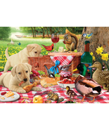 PicNic Raiders 300-Piece Large Jigsaw Puzzle in Red&quot; - £10.85 GBP