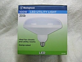 Westinghouse 100 Watt Led Equivalent Uses 20 Watts Utility Light Damp Rated-$AVE - $21.95