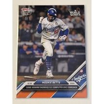 4/5* Mookie Betts 2024 Topps NOW LA Dodgers SAC FLY WORLD SERIES COMEBAC... - $470.20