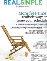 Real Simple Magazine July 2008- Realistic Ways To More Free Time - $2.50