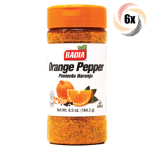 6x Shakers Badia Orange Pepper Seasoning | 6.5oz | No MSG! | Pimienta Naranja - £26.62 GBP