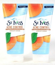 2 St Ives 6 Oz Acne Control Oil Free Salicylic Acid 2% Medication Apricot Scrub - £17.55 GBP