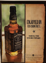 Jack Daniel’s Tennessee Whiskey 135 Countries Magazine Print Ad - £3.35 GBP