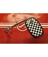 1 Oval CHECKERBOARD Racing MIRROR fits Schwinn Stingray Muscle Bike - $923.47 MXN