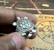 A+Trillionaire Maker Real Magic Occult Energized Brass Turtle...- Show Origin... - $78.72