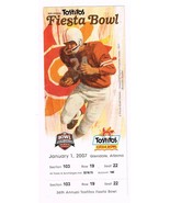 2007 Fiesta Bowl Game Full Unused Ticket Boise State Oklahoma - $4,701.18 MXN