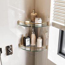 Tempered Glass Shelf for Storing Seasoning Bottle/Brush/Shower Gel/Soap/Shampoo  - £39.96 GBP