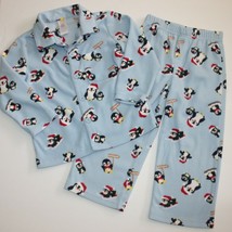 Gymboree Snow Playful Sleepwear Penguin Two-Piece Pajama Set PJ size XS 3 4 - £8.78 GBP