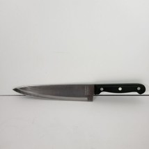 Philippe Richard Chefs Knife 8&quot; Blade Black Wood Handle Full Tang 3 Rivets - $10.99