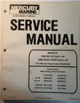 1995 1997 Mercury Marine 90 95XR 120 120XR Sport Jet Service Manuel 90-8... - $29.93